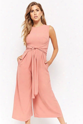 Tie-fro Nt Culotte Jumpsuit