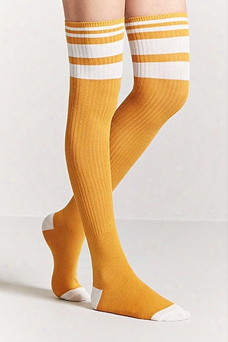 Varsity Stripe Over-the-knee Socks