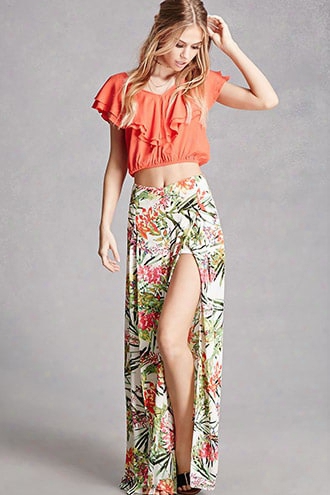 Aryn K Tropical Print Pants