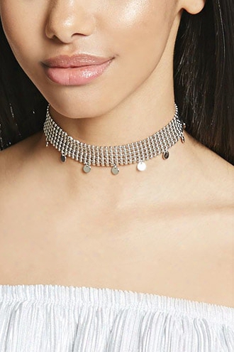 Beaded Chainmail Charrm Choker