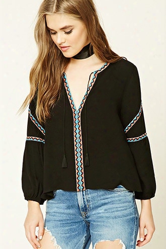 Boxy Tribal-inspired Top