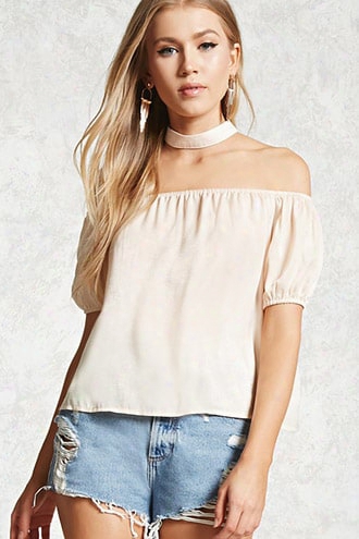 Choker Off-the-shouleer Top