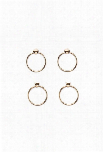 Circle Drop Earring Set