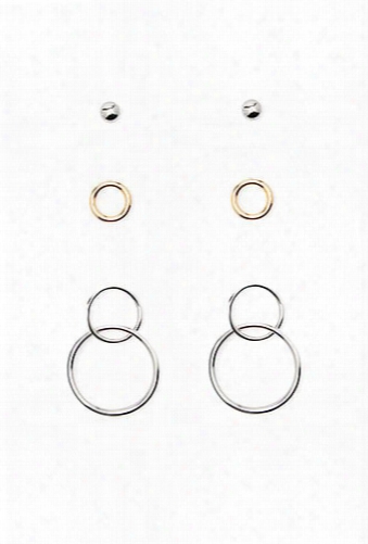 Circle Earring Set