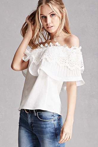 Crochet Off-the-shoulder Top