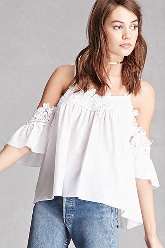 Crochet Open-shoulder Top