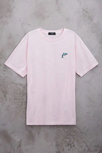 Dolphin Embroidered Tee