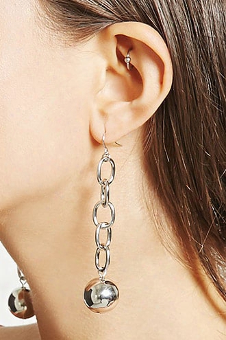 Dome Drop Earrings