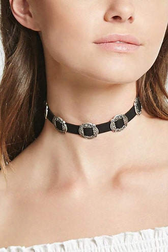 Etched Western Choker