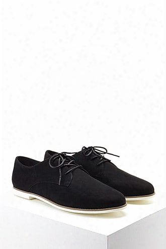 Faux Suede Oxfords