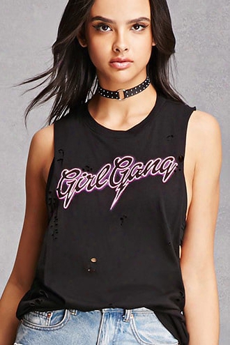 Girl Gang Graphic Tank Top