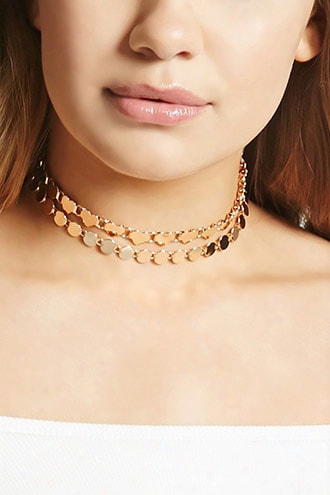 Heart Chain Choker Set