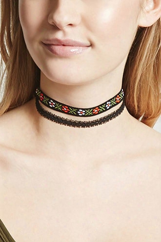 Layered Crochet Choker