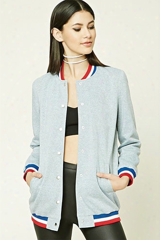 Longline Varsity Jacket