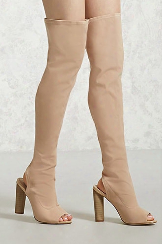 Over-the-knee Cutout Boots