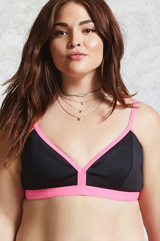 Plus Size Triangle Bikini Top