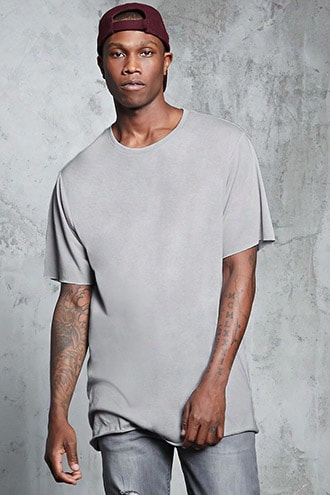 Raw-cut Hem Tee