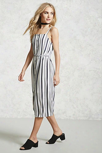 Striped Midi Dress