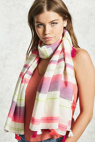 Tasseled Oblong Scarf