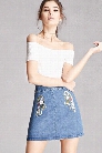 Goldie London Denim Skirt