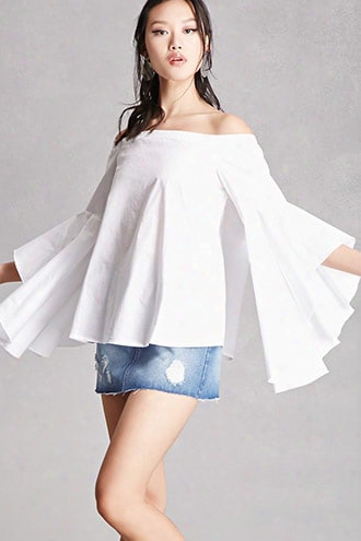 Trumpet Off-the-shoulder Top