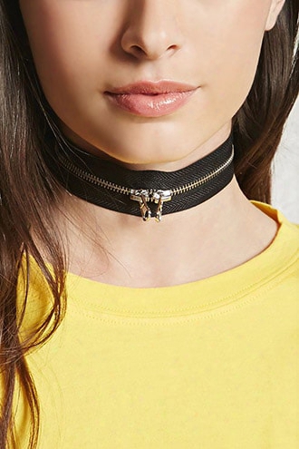 Two-way Zipper Choker