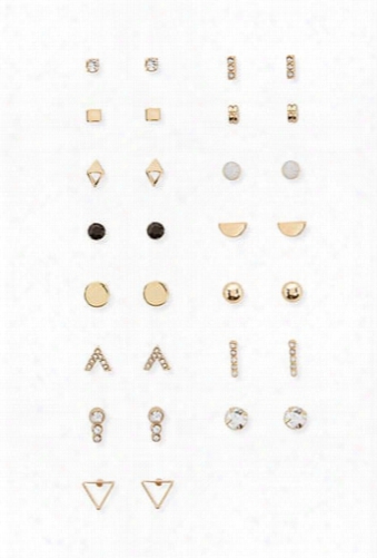 Assorted Geo Stud Earring Set