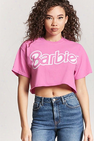 Barbie Logo Cropped Tee