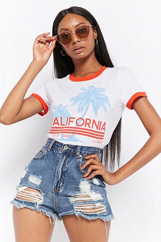 California Graphic Ringer Tee