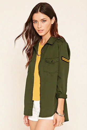 Chevron Patch Utility Jacket