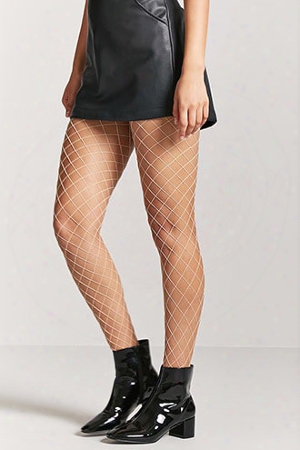 Diamond Fishnet Tights