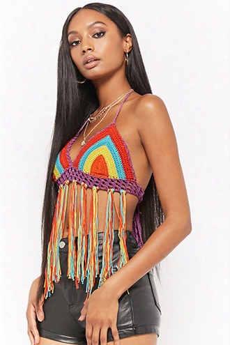 Fringe Crochet Halter Top