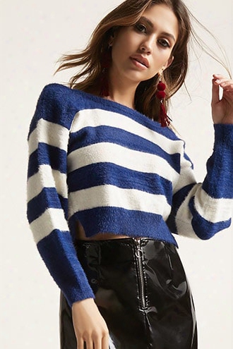 Fuzzy Striped Sweater