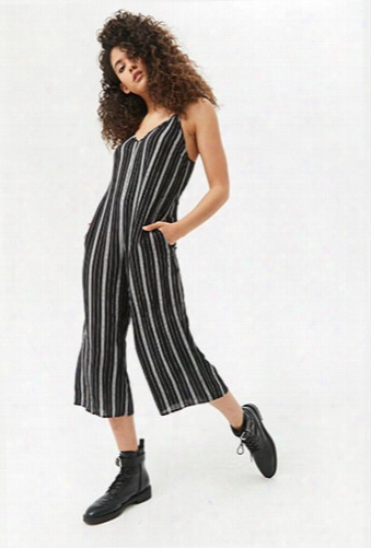 Geo Pinstriped Jumpsuit