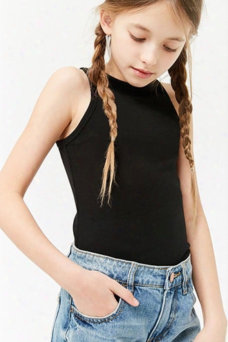Girls Ribbed Knit Bodysuit (kids)
