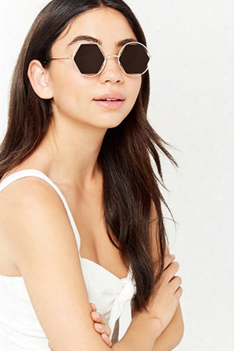 Hexagonal Lens Sunglasses