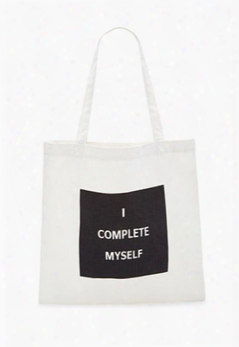 I Complete Myself Graphic Tote