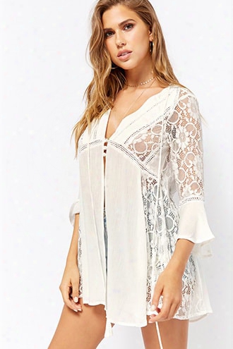 Lace Panel Mini Dress