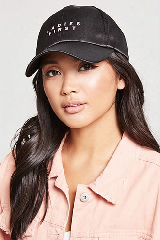 Ladies First Satin Dad Cap