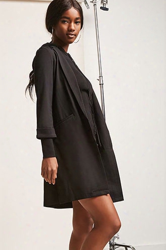 Longline Open-front Blazer