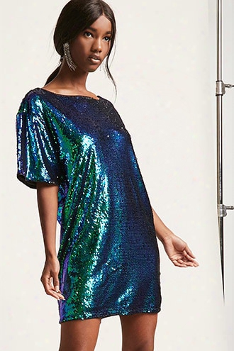 Metallic Sequin Dress