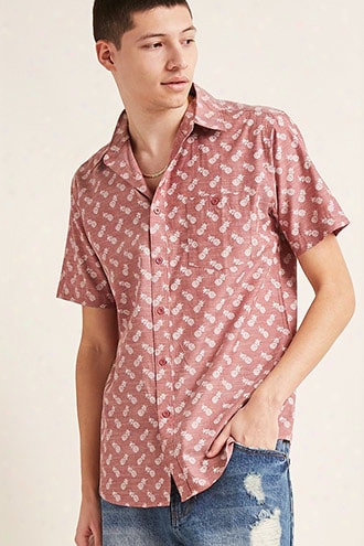 Montage Pineapple Print Shirt