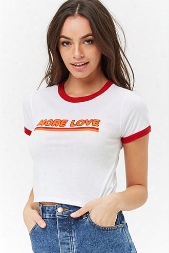 More Love Ringer Tee