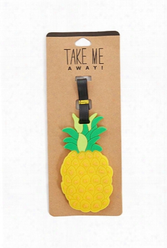 Pineapple Luggage Tag