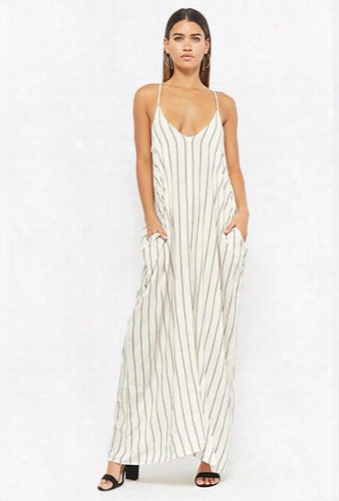 Pinstriped Maxi Dress