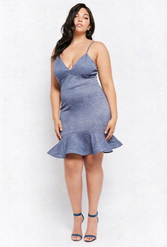 Plus Size Cami Flounce Dress