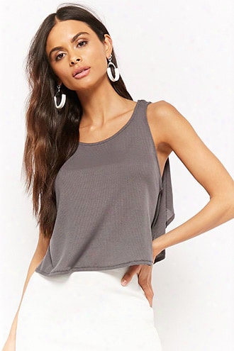 Ribbed Tie-back Top