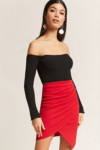 Ruched Tulip Skirt