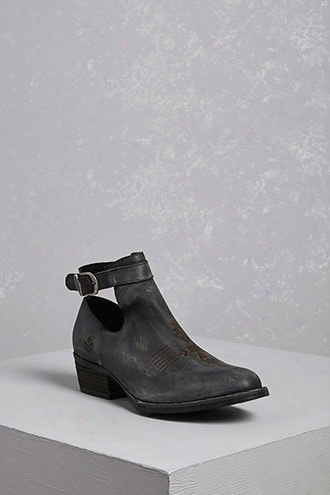 Sbicca Leather Ankle Boots