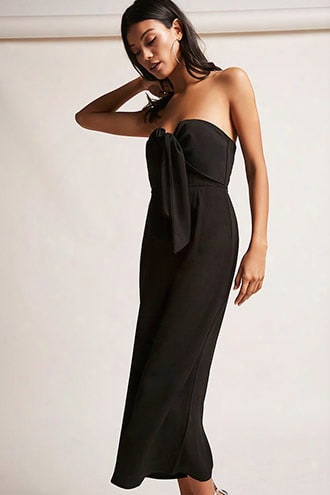 Selfie Leslie Strapless Culotte Jumpsuit